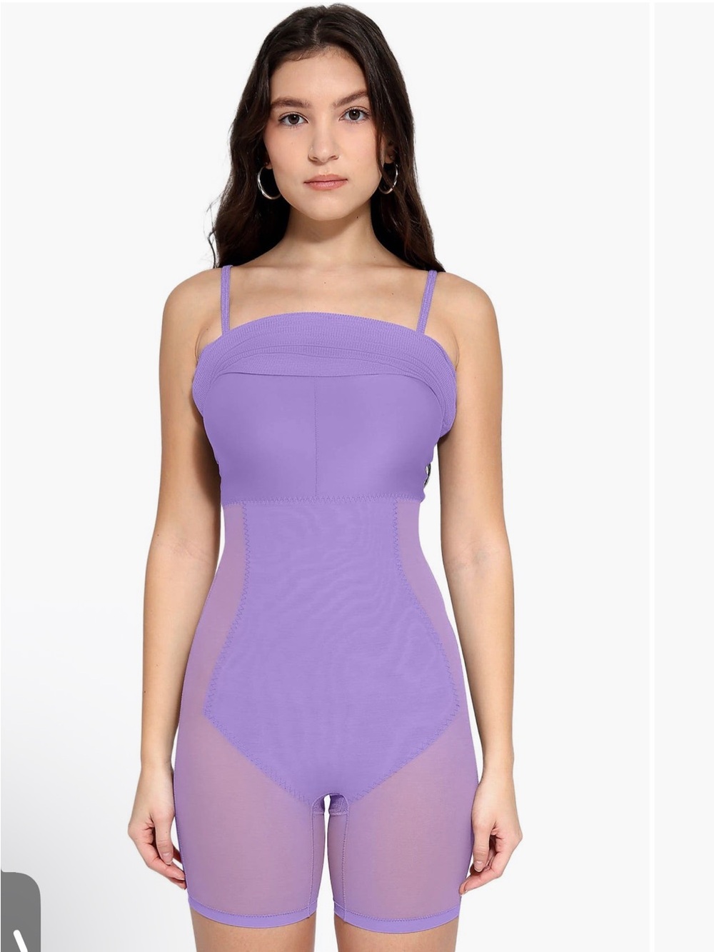 Pophush XS Lilac Ribbed Tank Top - Picture 4 of 8